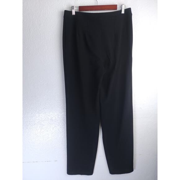 St John Black Wide Leg Trouser Pants Size 10 - Picture 5 of 8